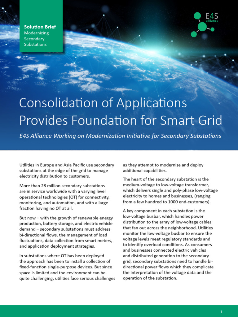 Modernizing Secondary Substations for Smart Grids | PDF | Smart Grid ...