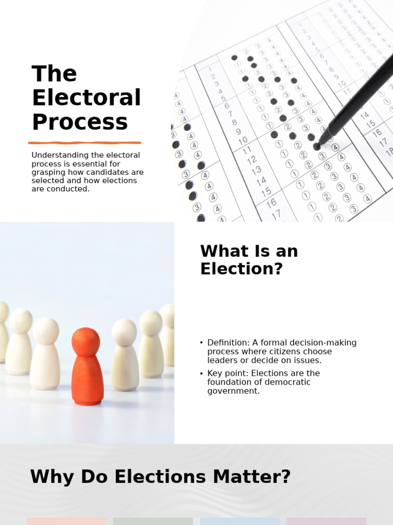 Understanding the Electoral Process | PDF | Ballot | Political Campaigns