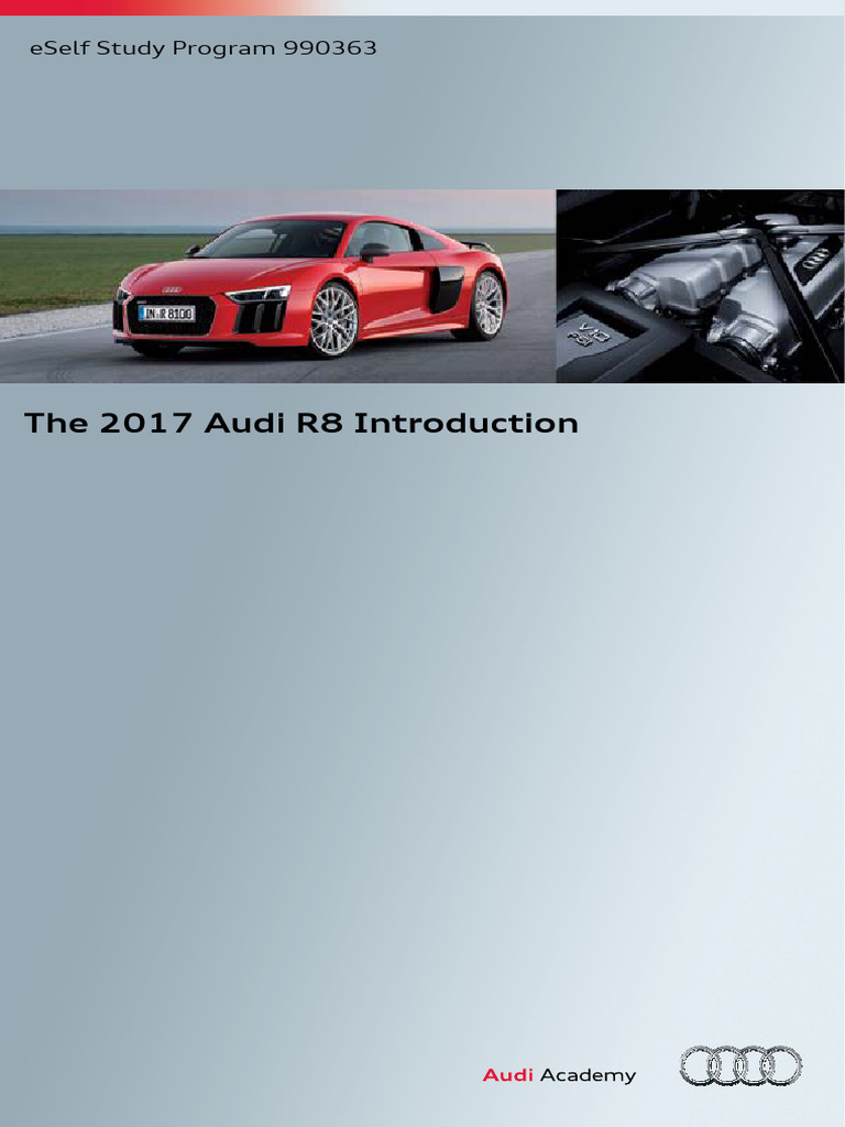 D4B806F74C7-990363 - The - 2017 - Audi - R8 - Introduction 2 | PDF ...