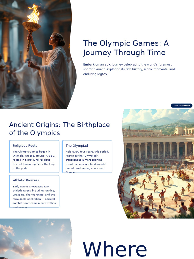 History and Evolution of the Olympics | PDF | Olympic Games
