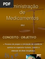 administração de medicação