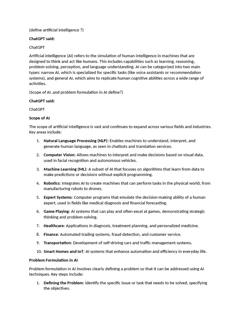 Understanding AI: Concepts & Algorithms | PDF | Artificial Intelligence ...