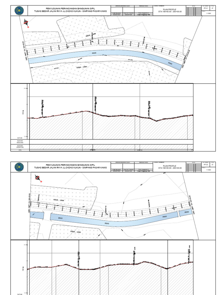 03.Plan Profile - STA 200.00 - 264.00 | PDF