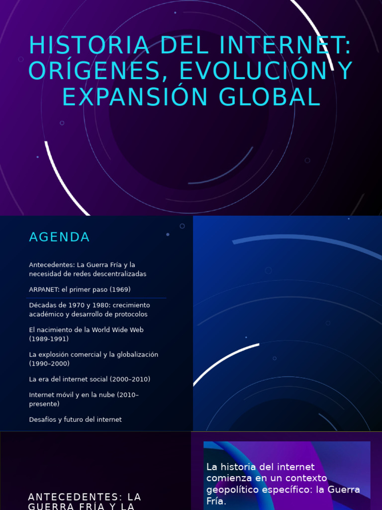 Historia del Internet: Orígenes y Evolución | PDF | Internet | Red mundial