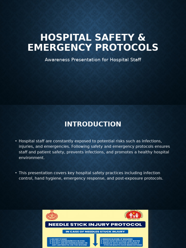 Hospital Safety & Emergency Protocols Guide | PDF | Medical Specialties ...