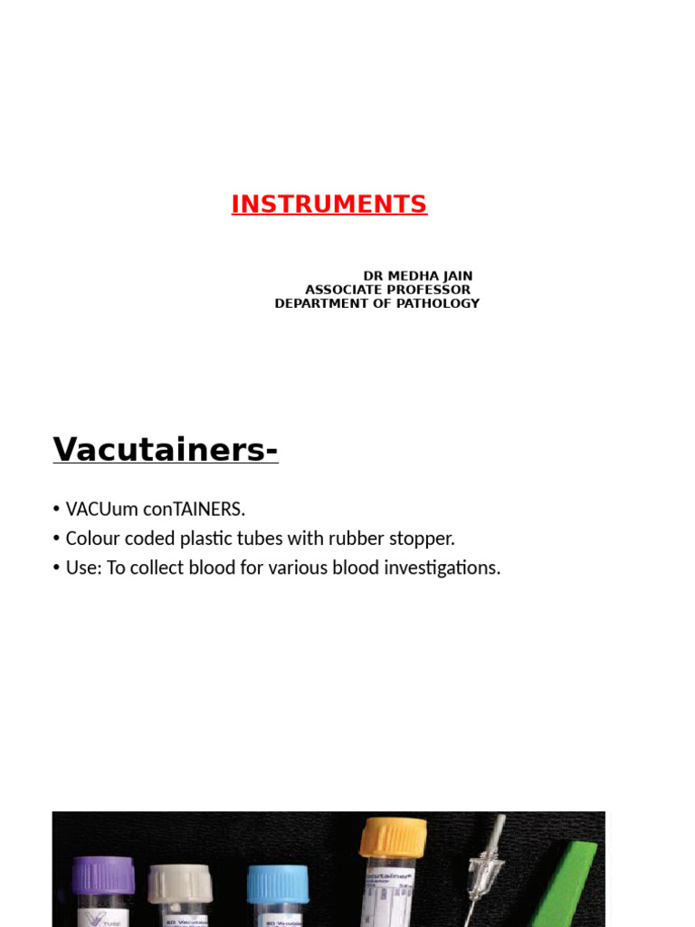 Instruments | PDF | Anemia | Blood Plasma