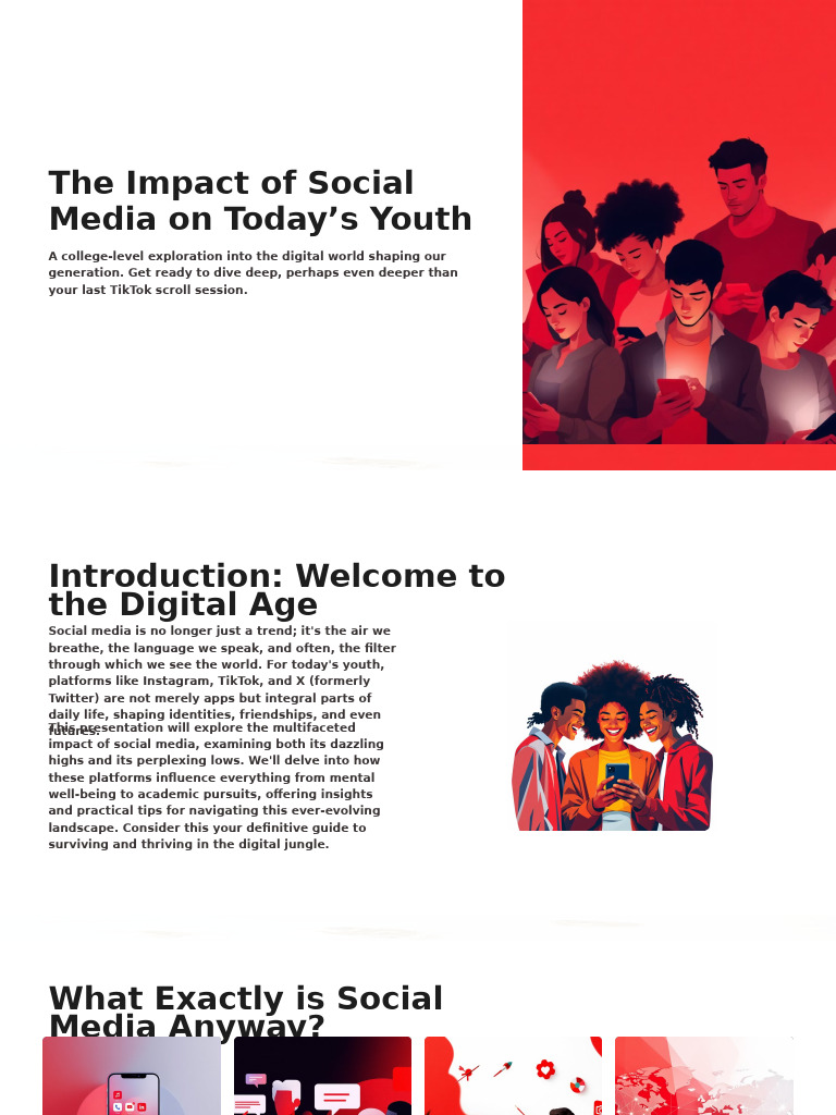 The Impact of Social Media On Todays Youth | PDF | Social Media ...