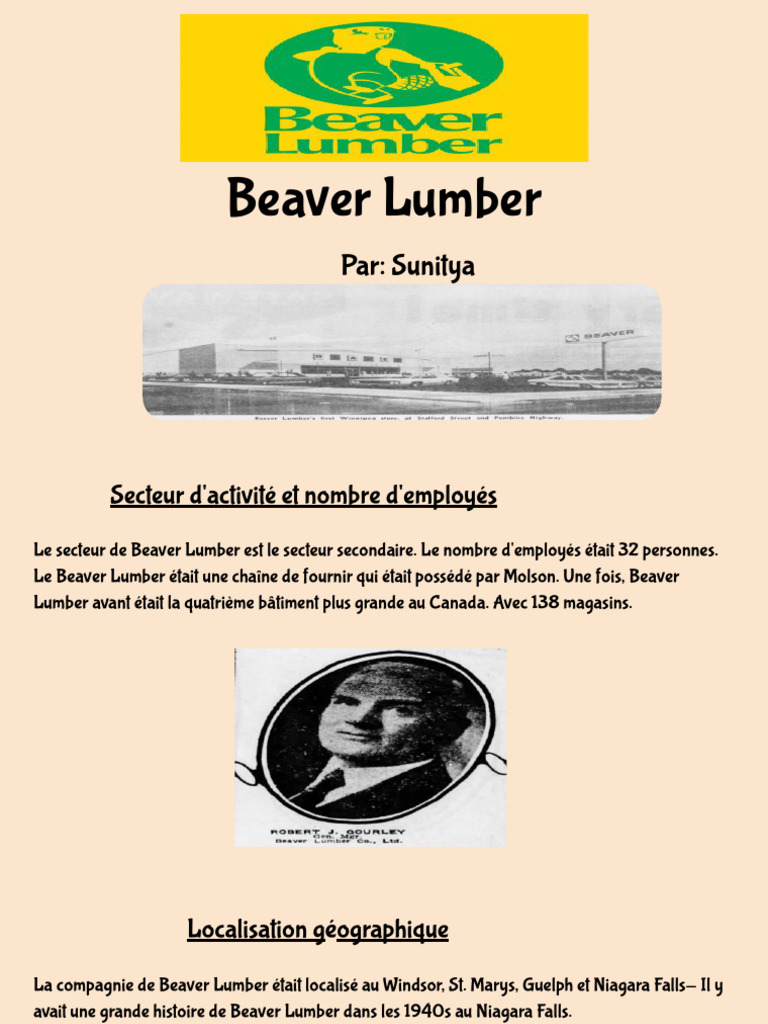 Histoire et déclin de Beaver Lumber | PDF
