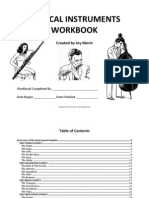 Musical Instruments Workbook