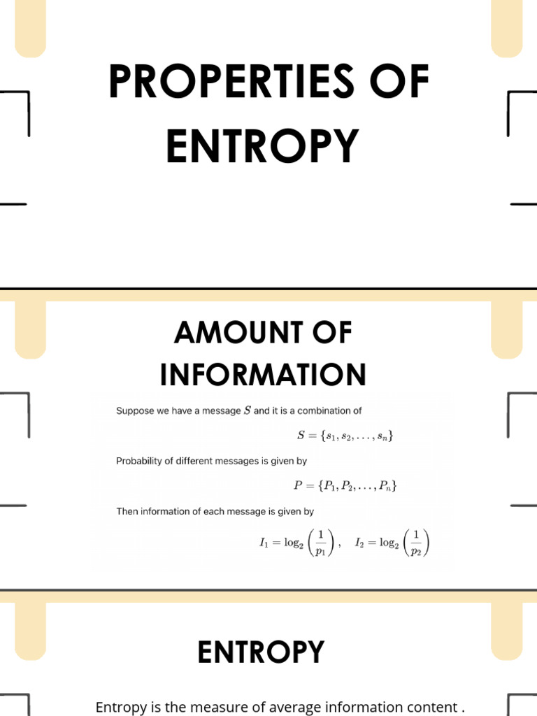 Understanding Entropy and Information | PDF