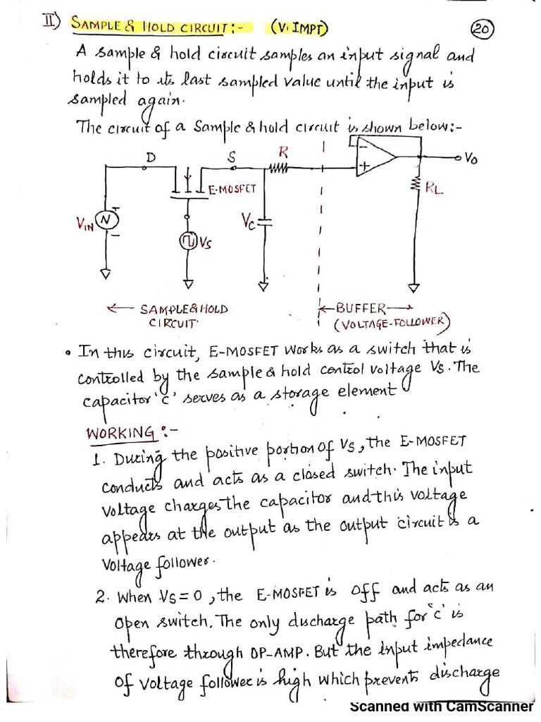 Sample and Hold | PDF