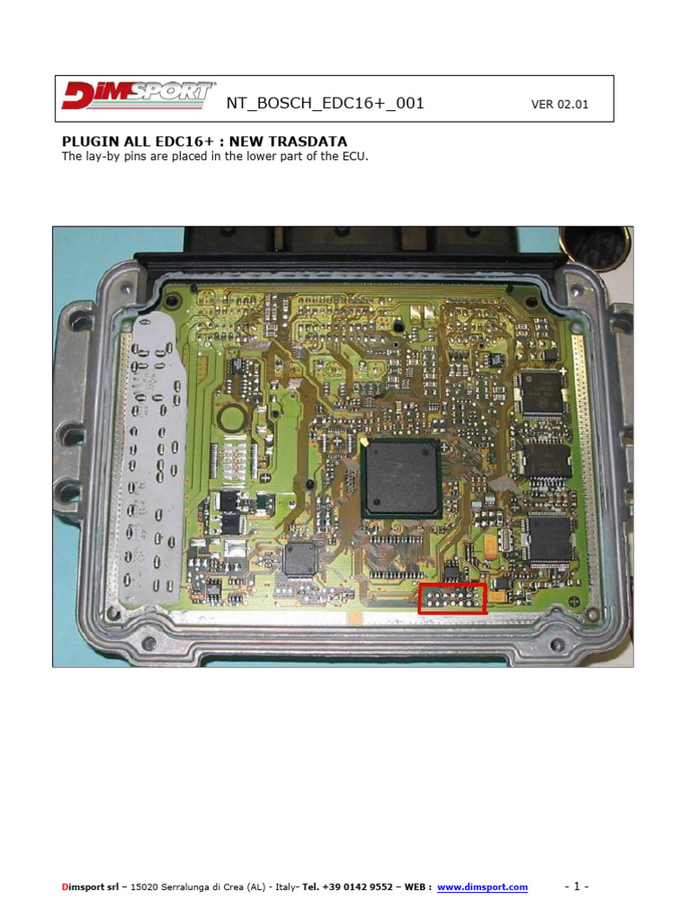 EDC16+ ECU Connection Guide | PDF