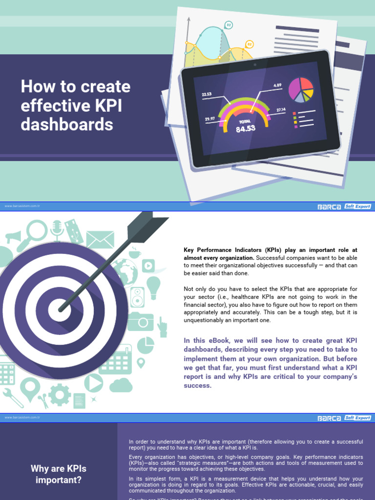 Create Effective KPI Dashboards | PDF | Performance Indicator ...