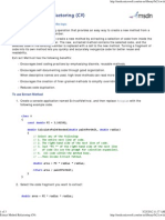 Extract Method Re Factoring (C#)