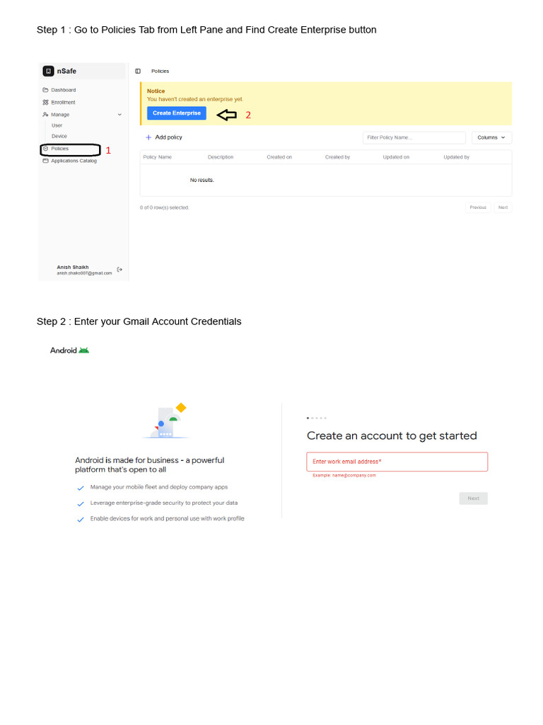 NSafe Register MDM | PDF