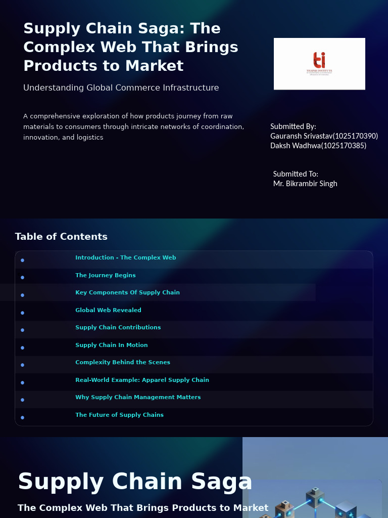 Understanding Supply Chain Complexity | PDF | Supply Chain | Supply ...
