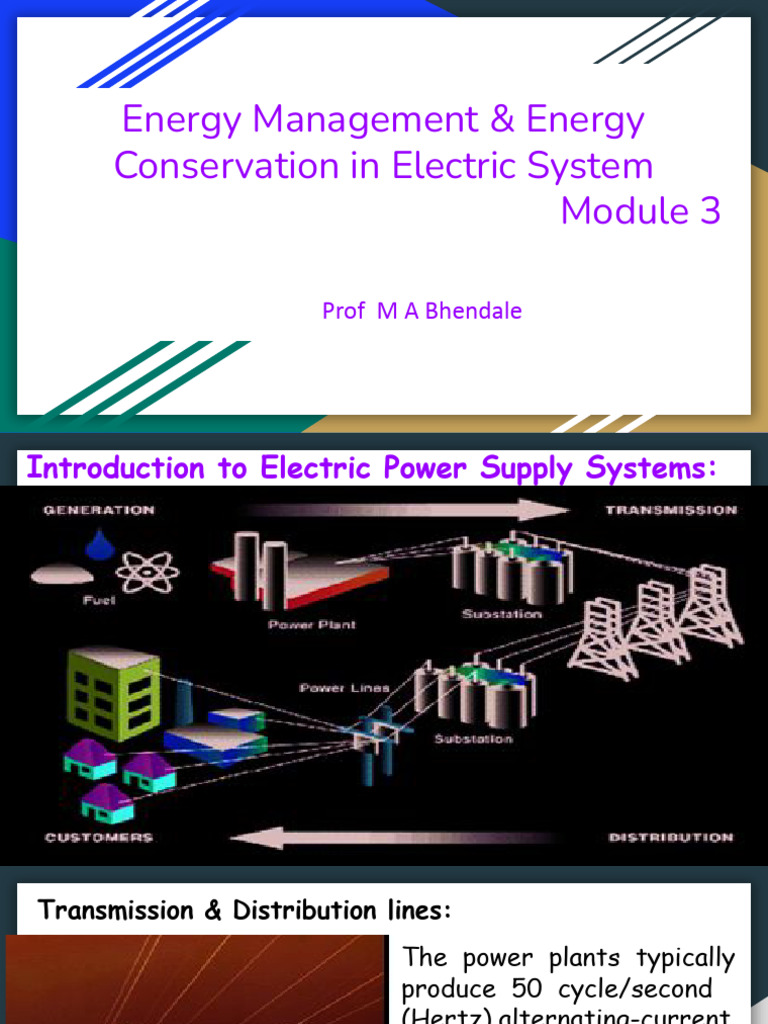 Energy Management in Electric Systems | PDF | Electric Motor | Ac Power