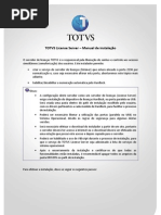 TOTVS License Server Windows