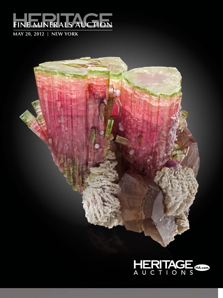 6068 Catalog Heritage Auctions Fine Minerals | PDF | Quartz