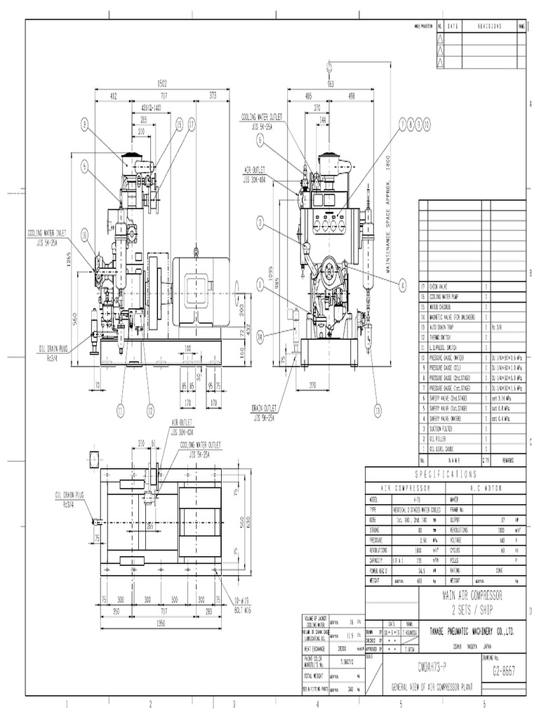 General View of Air Compressor | PDF