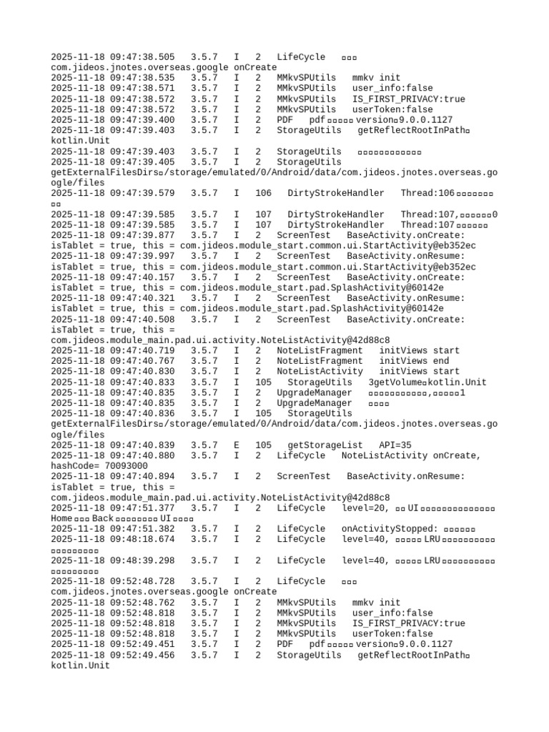 2025 11 18 - Log | PDF | Computer Programming