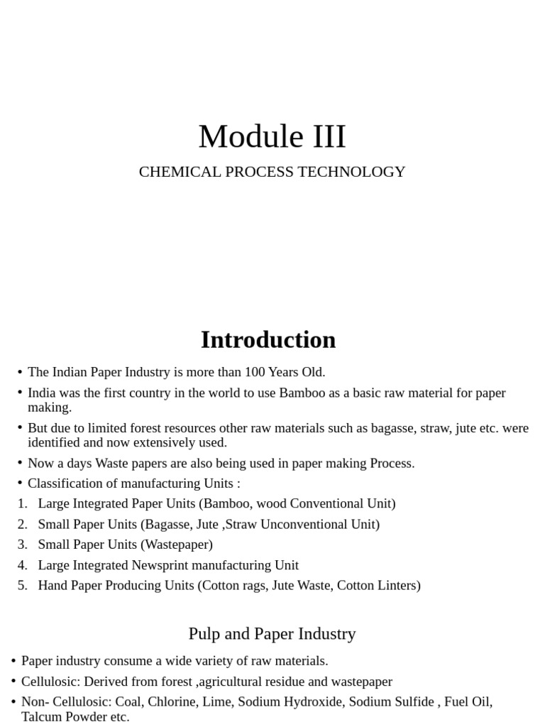 Indian Paper Industry Overview and Pulping Methods | PDF | Pulp (Paper ...