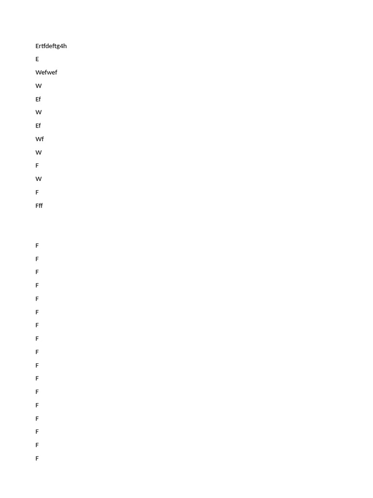Ertfdeftg4h E Wefwef W Ef W Ef WF W F W F FFF | PDF