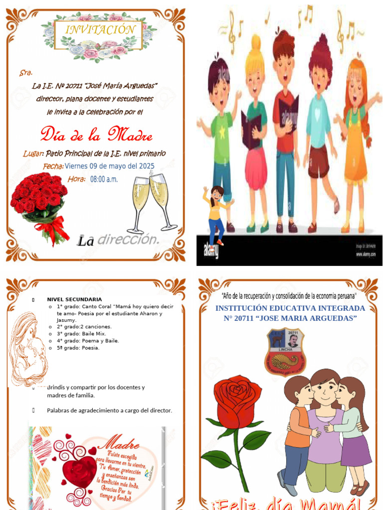Programa Por El Dia de La Madre 2025 | PDF