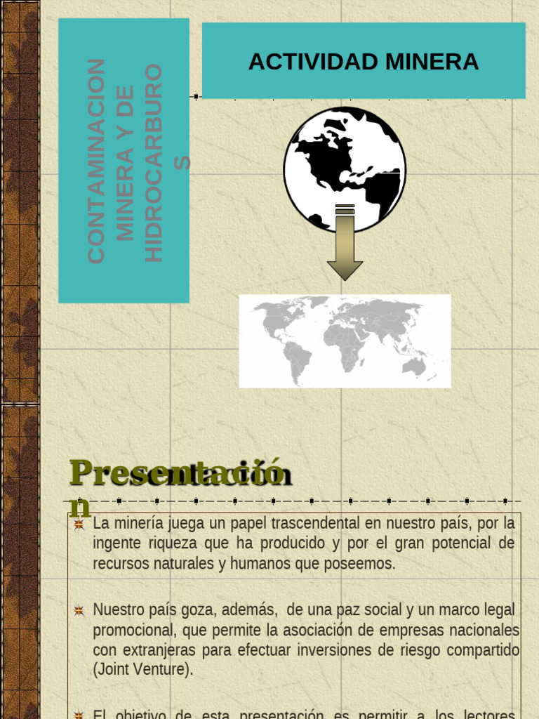 Actividad Minera y Contaminación en Perú | PDF | Minería | Evaluación ...
