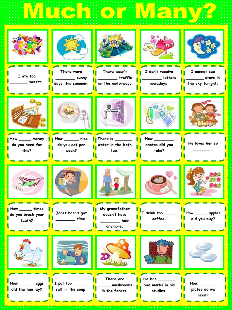 Much or Many | PDF