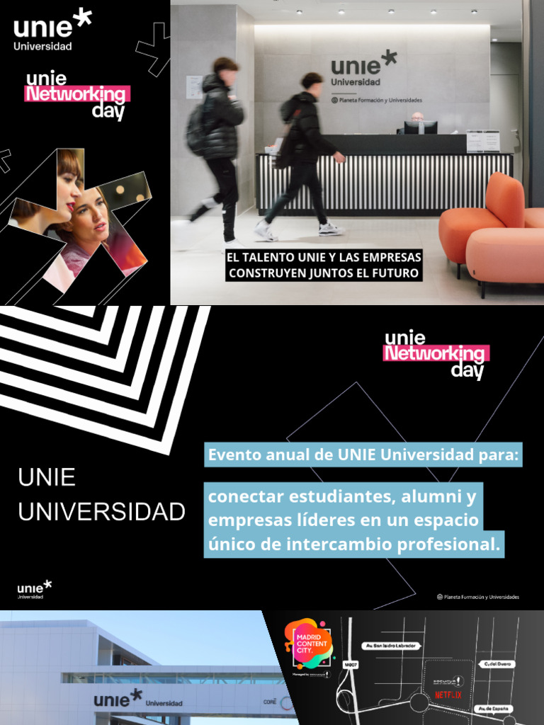 UNIE NETWORKING DAY para Estudiantes - Organized | PDF