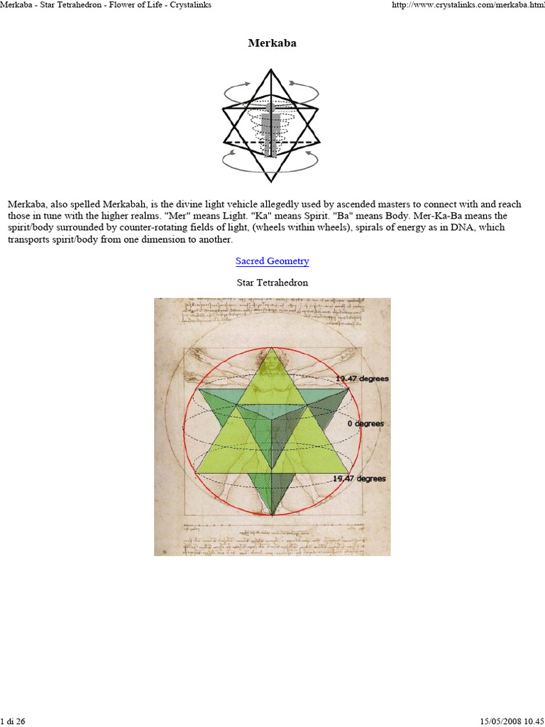 Merkaba Meditation | PDF
