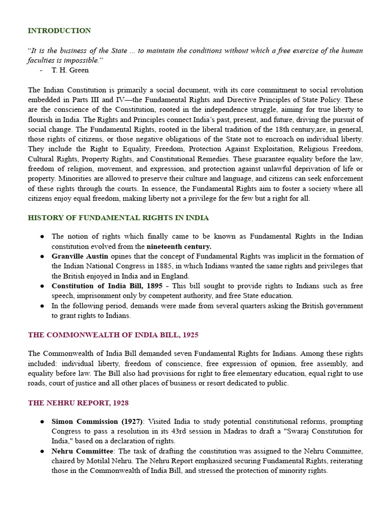Fundamental Rights and Features | PDF | Civil Liberties | Government