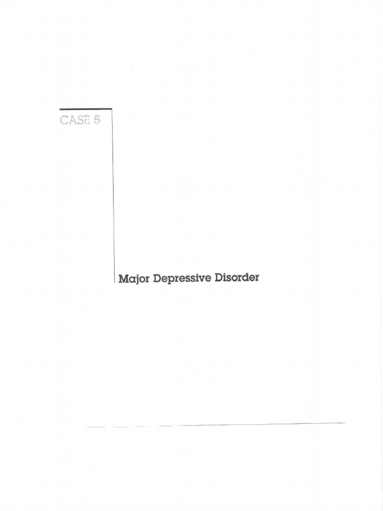 MDD | PDF
