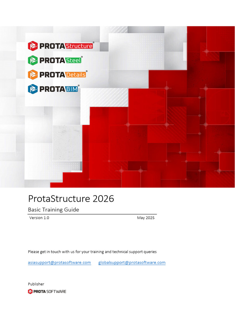 ProtaStructure 2026 Training Guide | PDF | Cartesian Coordinate System ...