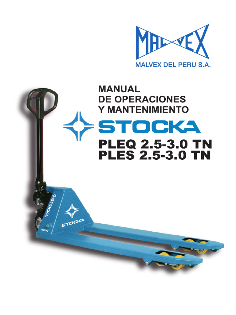 Aaa Manual Stocka Pleq y Ples 2.5 - 3.0 TN | PDF