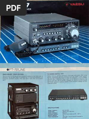 Yaesu FT-707 Brochure | PDF