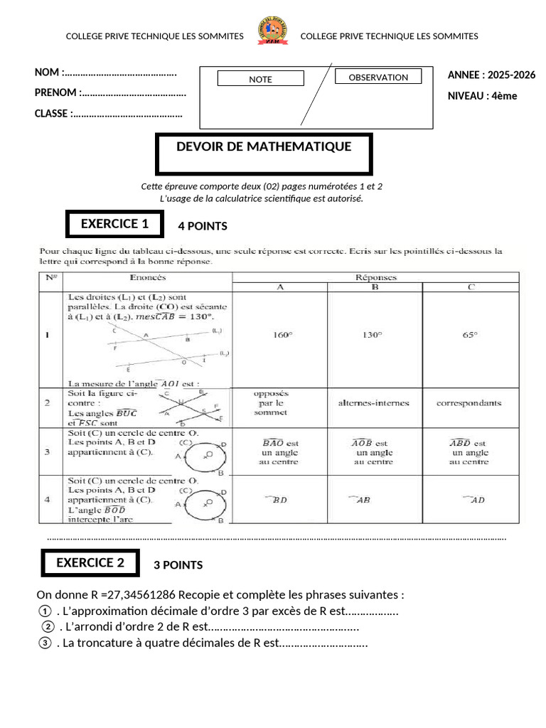 Devoir 4 | PDF
