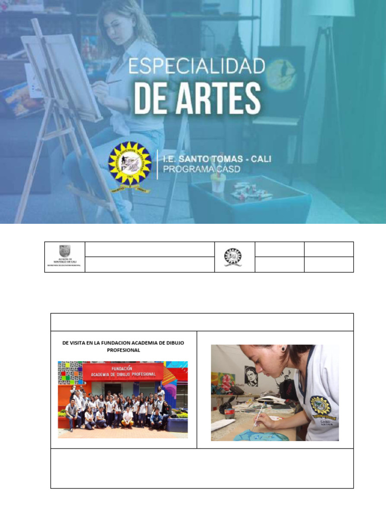 Guía de Aprendizaje en Artes Visuales | PDF | Color | Aprendizaje
