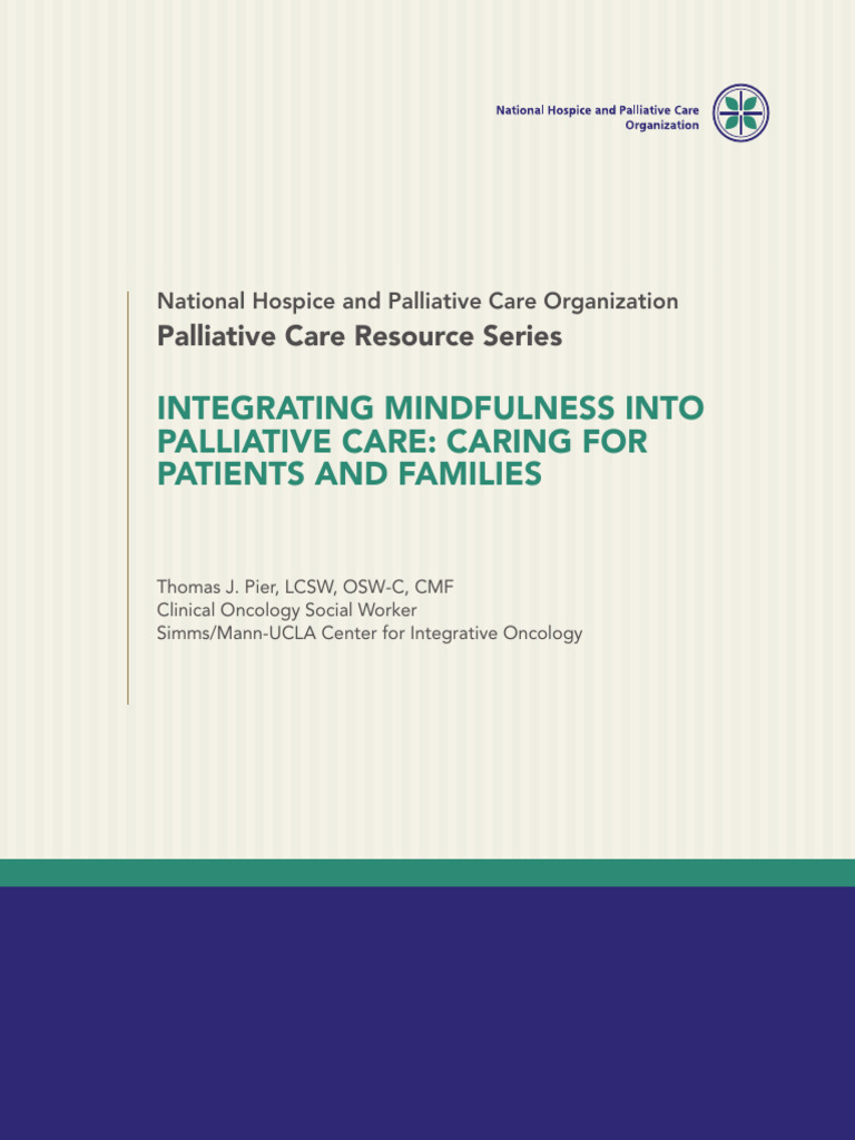Mindfulness in Palliative Care Practices | PDF | Palliative Care ...
