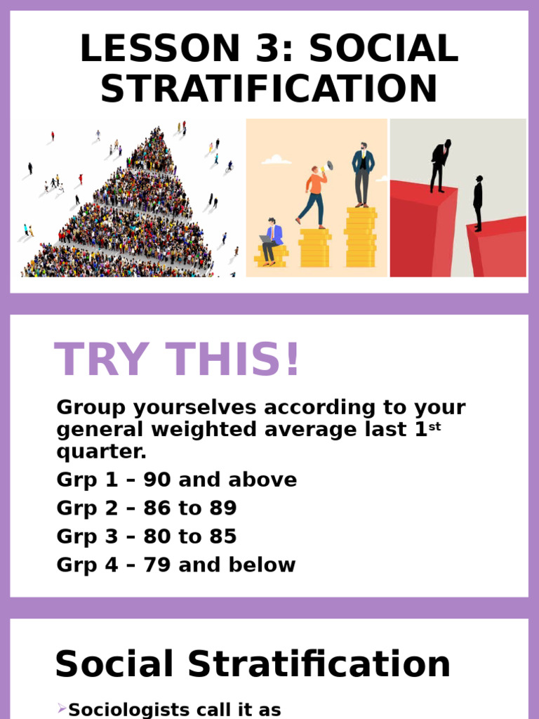 Understanding Social Stratification | PDF | Social Stratification ...