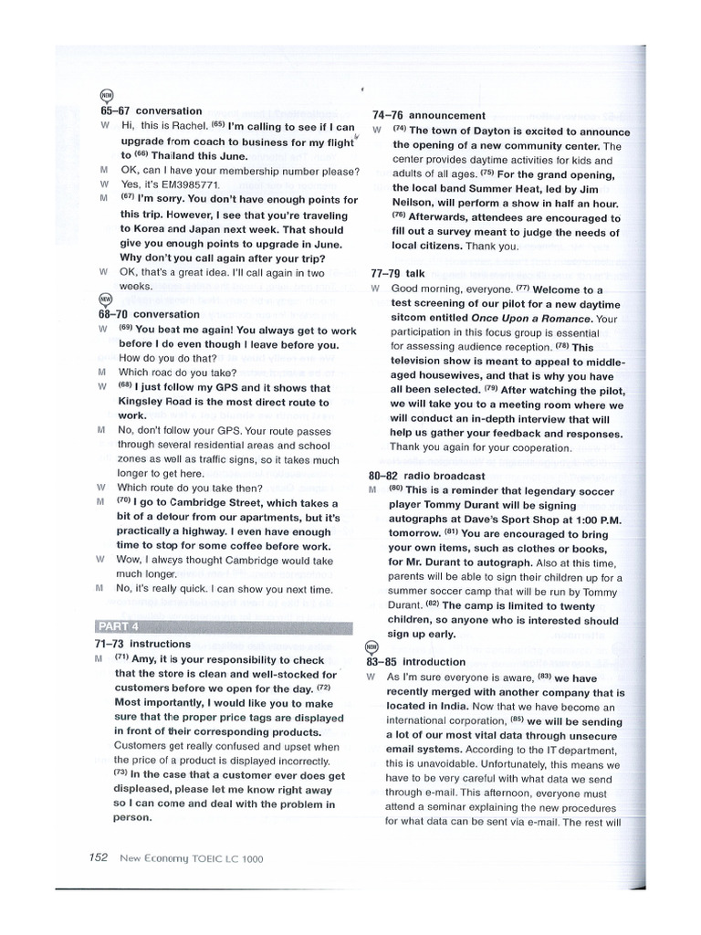 Script - Test 1 - Part 4 | PDF