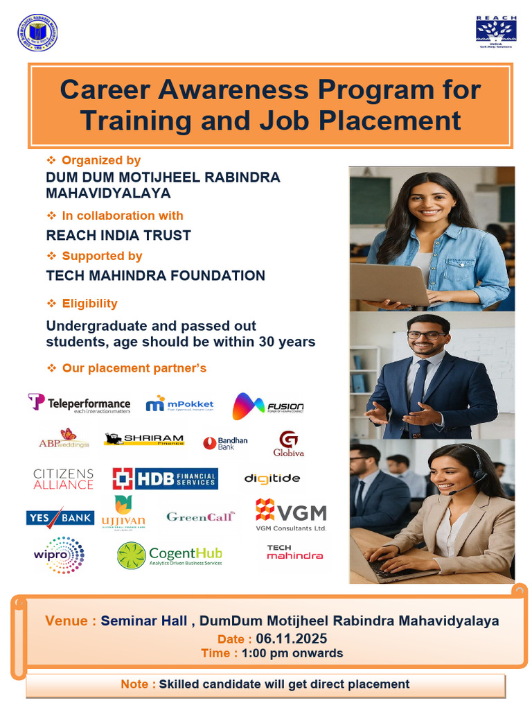 Awarness Program Flyer - DDMRM | PDF