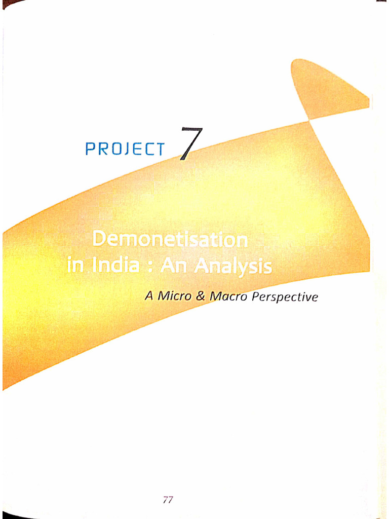 Eco Project Demonitization | PDF