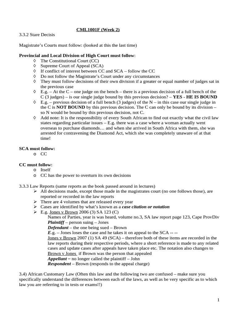Bus+Law+Notes+-+week+2+ 26+Feb-+01+Mar+07 | PDF | Criminal Procedure ...