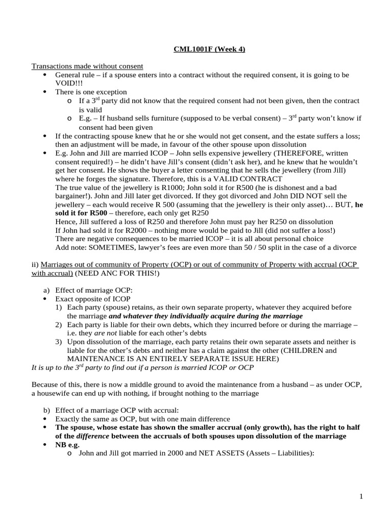 Bus+Law+Notes+-+week+4+ 12+-+15+mar+07 | PDF | Bankruptcy | Insolvency