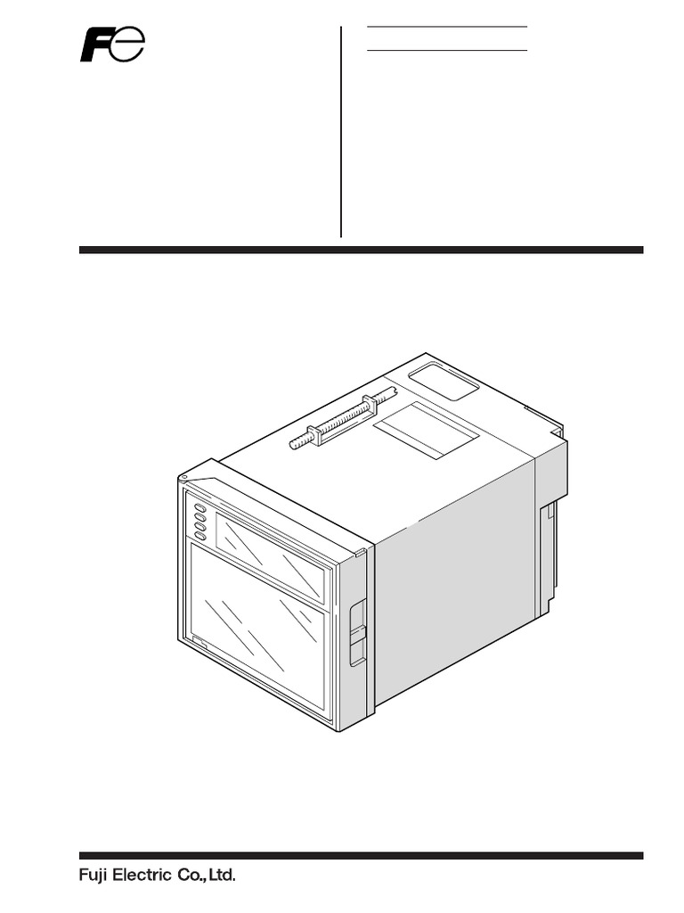 Fuji Microjet Recorder PHC Manual | PDF | Alternating Current | Mains ...