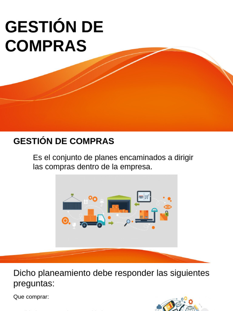 Clase 09 - Gestión de Compras y Negociación Con Proveedores | PDF ...