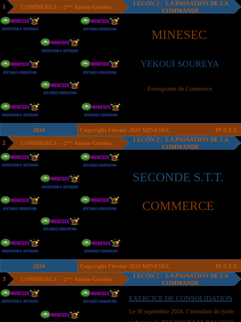 COMMERCE 2 Ème Année Gestion | PDF
