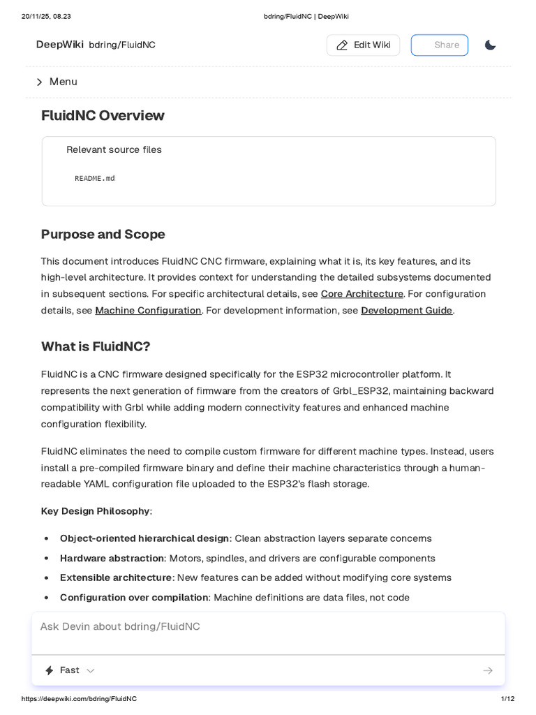 FluidNC CNC Firmware Overview | PDF | Parsing | Bluetooth